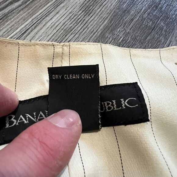 Banana Republic Wool Herringbone Vest Made in USA XL - Picture 4 of 9